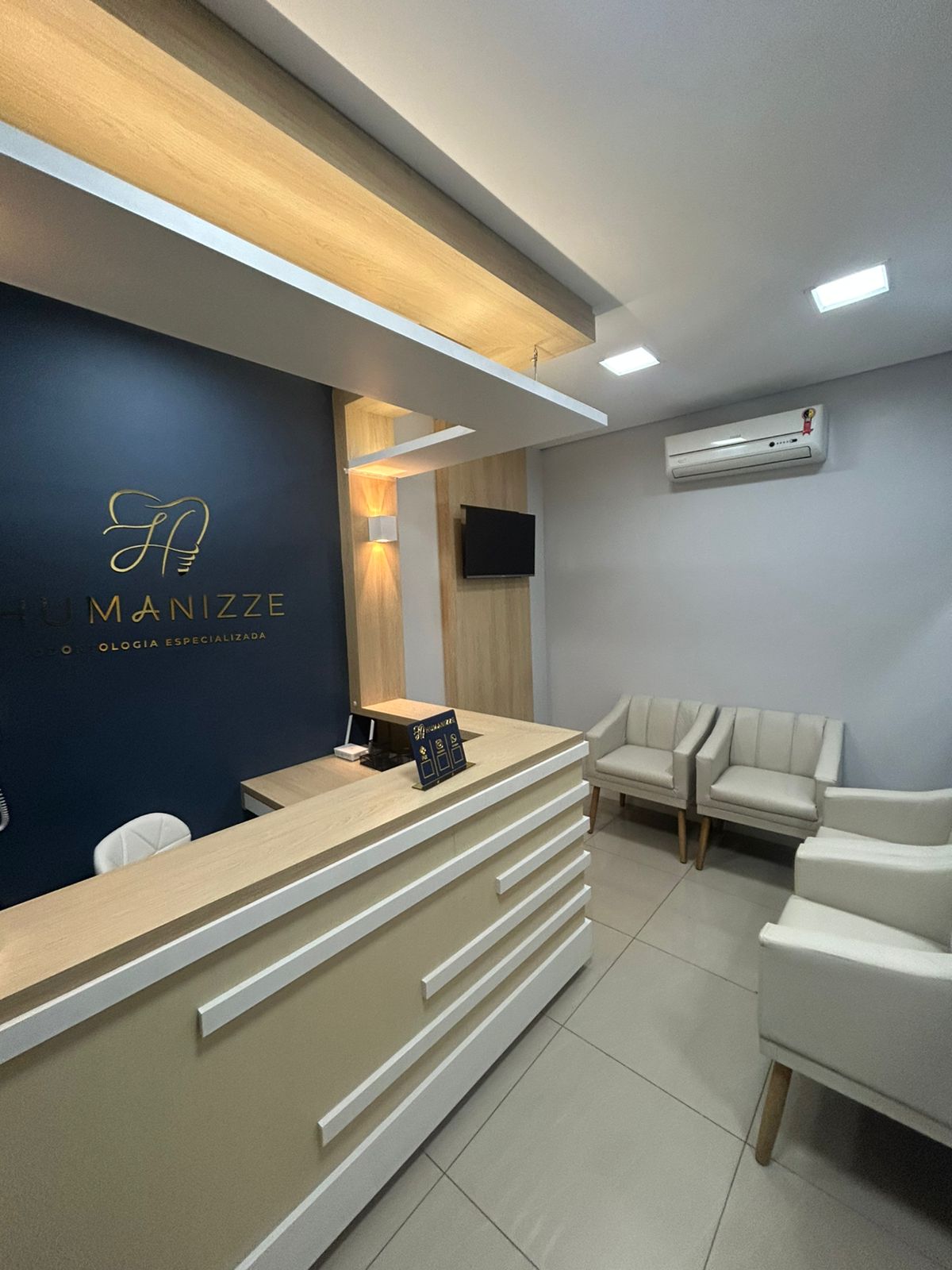Recepção da clínica Humanizze Odontologia